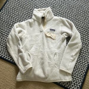 Woman’s XS White Snap Tee Fleece